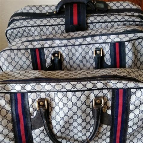 gucci suitcase replica|knock off gucci luggage set.